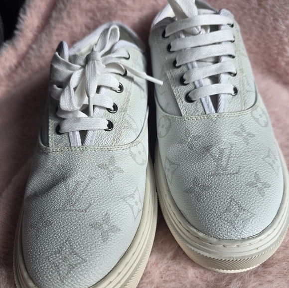 Louis Vuitton ALIKE Men's Grey and White Trainers SIZE 41 - Picture 16 of 16